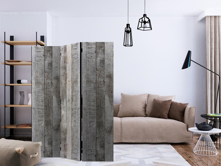 Paravent - Concrete Timber Artgeist