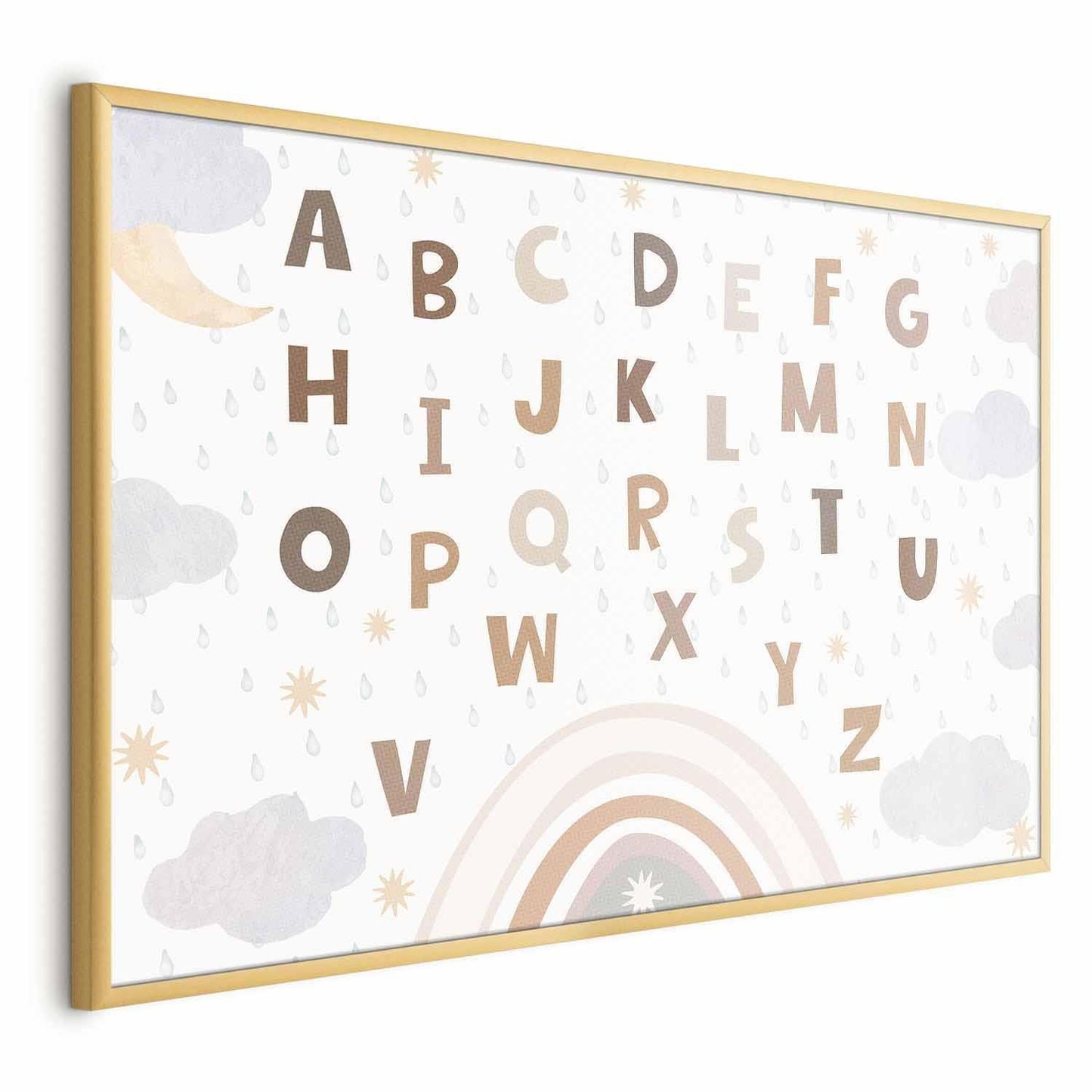 Poster - Letters in Muted Colors Artgeist