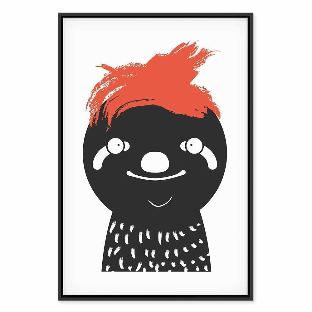 Leinwandbild - Crazy Sloth (1 Part) Vertical