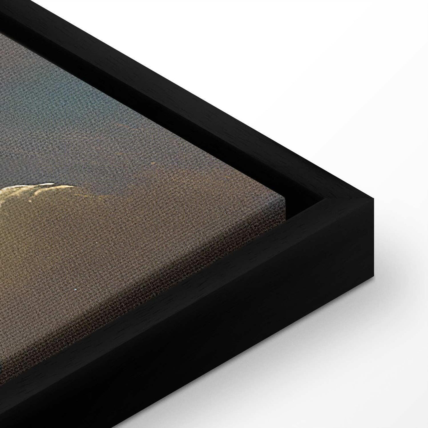 Leinwandbild - Sun and Shadows: A Theatrical Display of Nature High Above the Earth