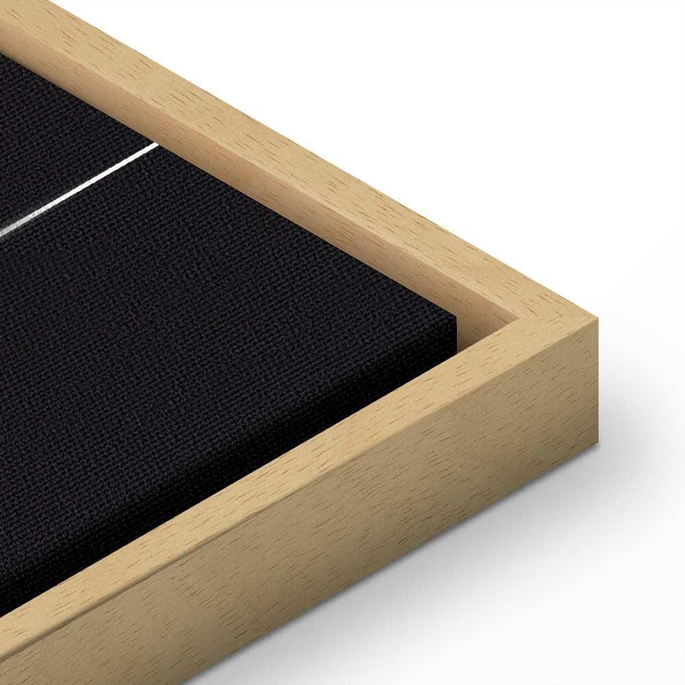 Leinwandbild - Key to Success (1-part) - Black and White English Inscriptions