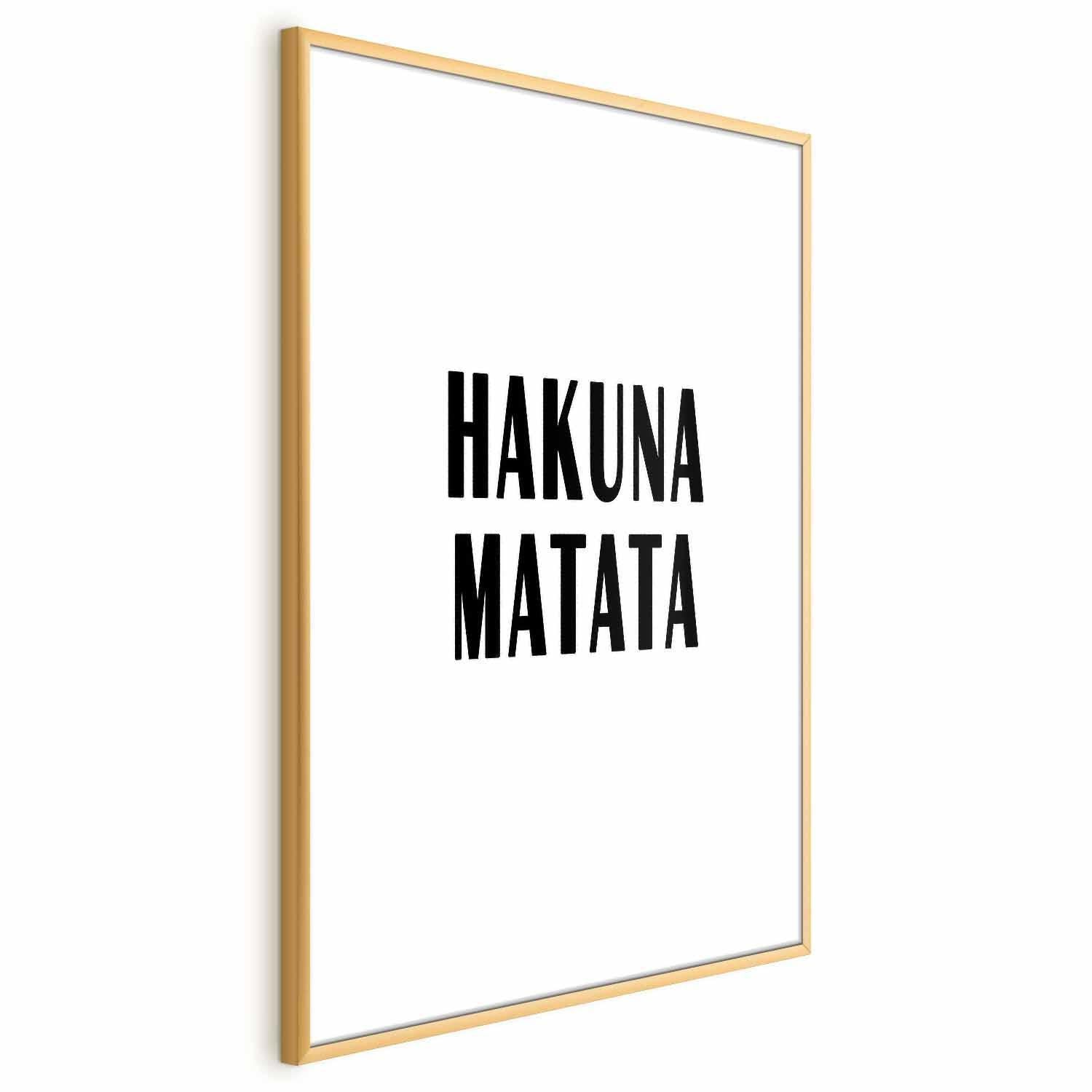 Poster - Hakuna Matata Artgeist
