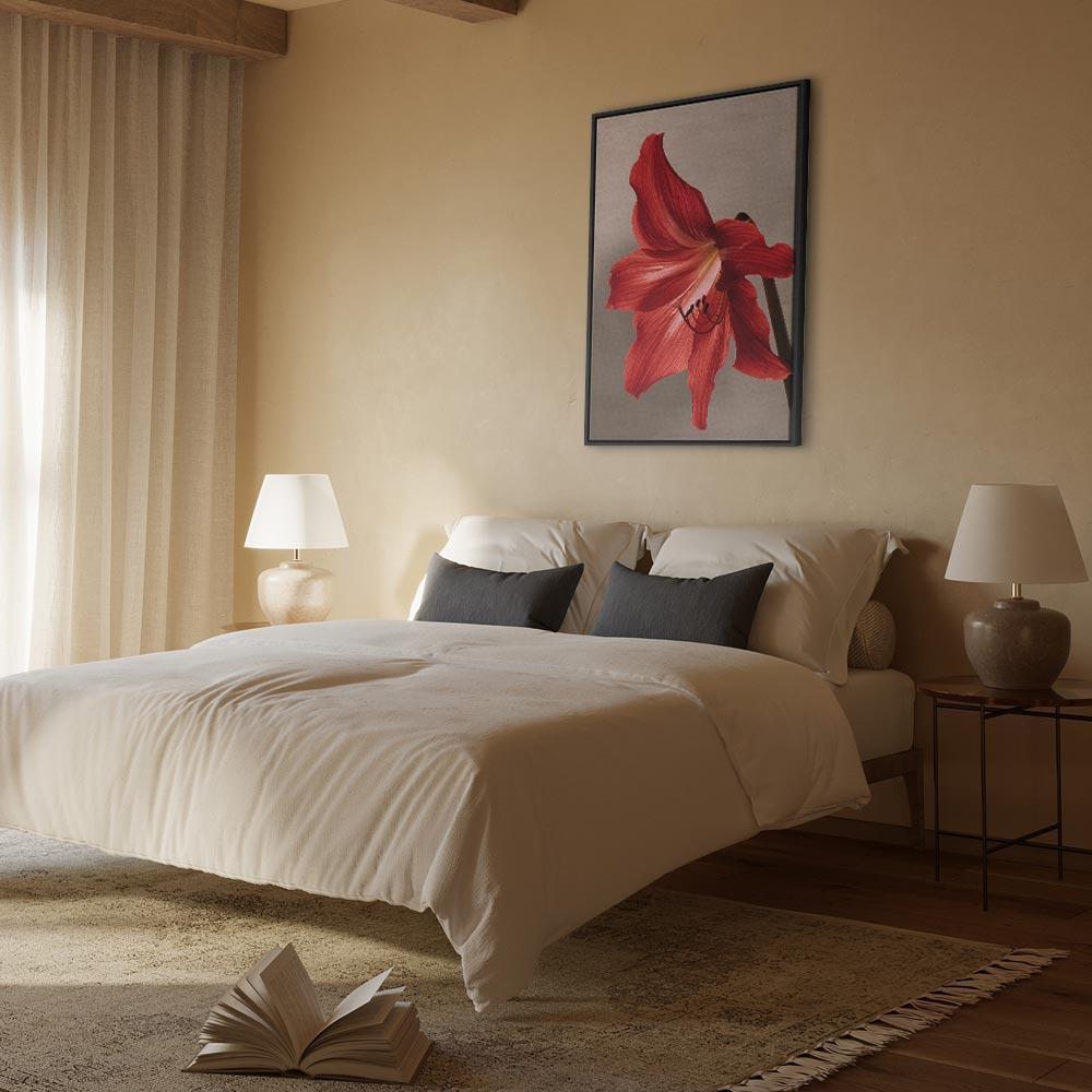 Leinwandbild - Red Flower (1 Part) Vertical