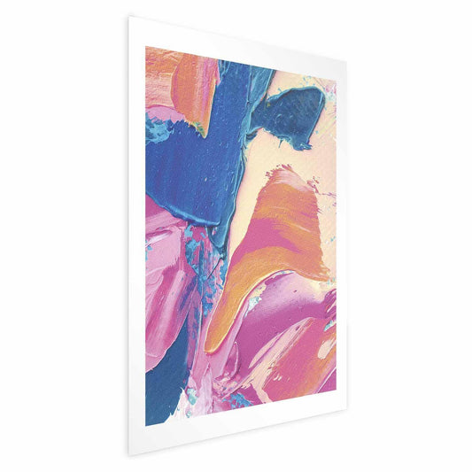 Poster - Colorful Expression - strong contrasts in an energetic composition Artgeist