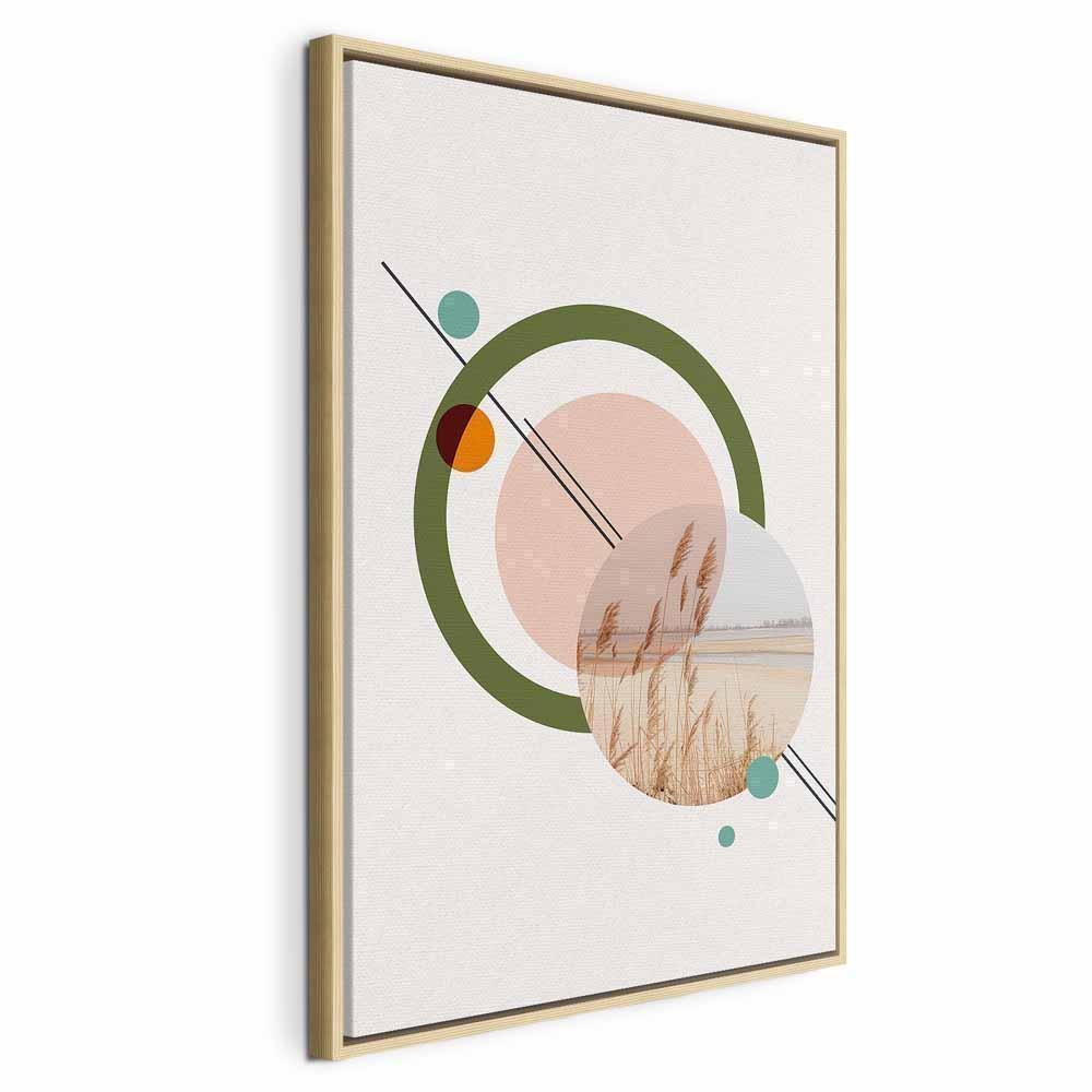 Leinwandbild - Geometric Landscape (1 Part) Vertical