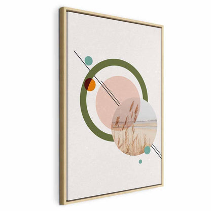 Leinwandbild - Geometric Landscape (1 Part) Vertical