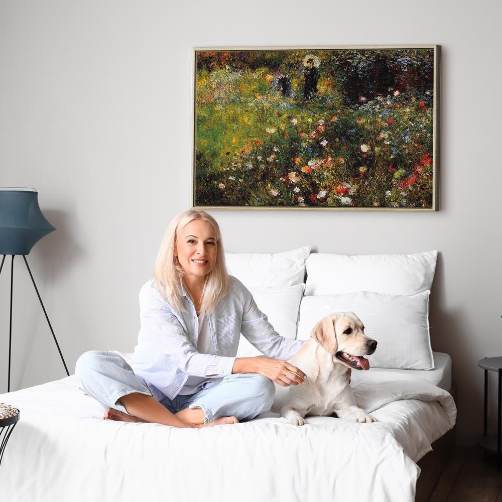 Leinwandbild - Pierre-Auguste Renoir – Summer Landscape