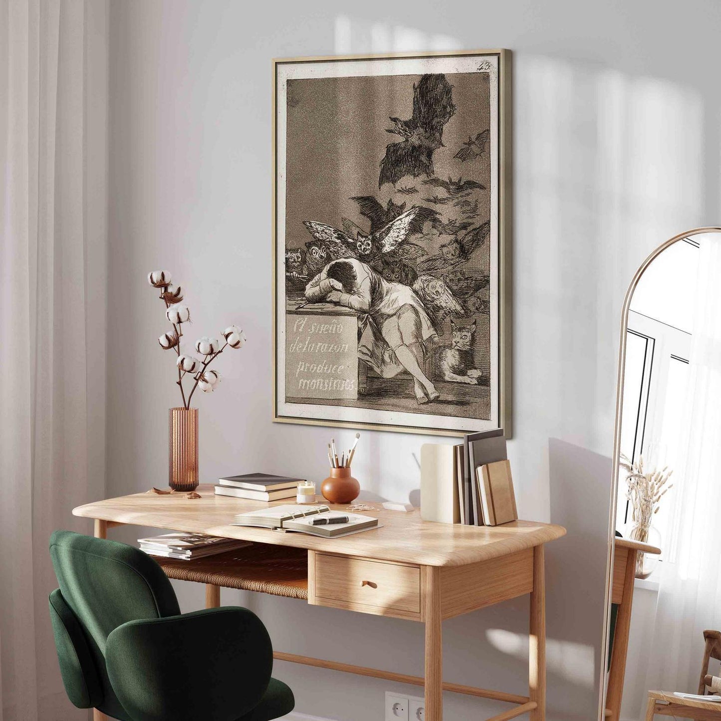 Leinwandbild - Francisco Goya – The Sleep of Reason Produces Monsters