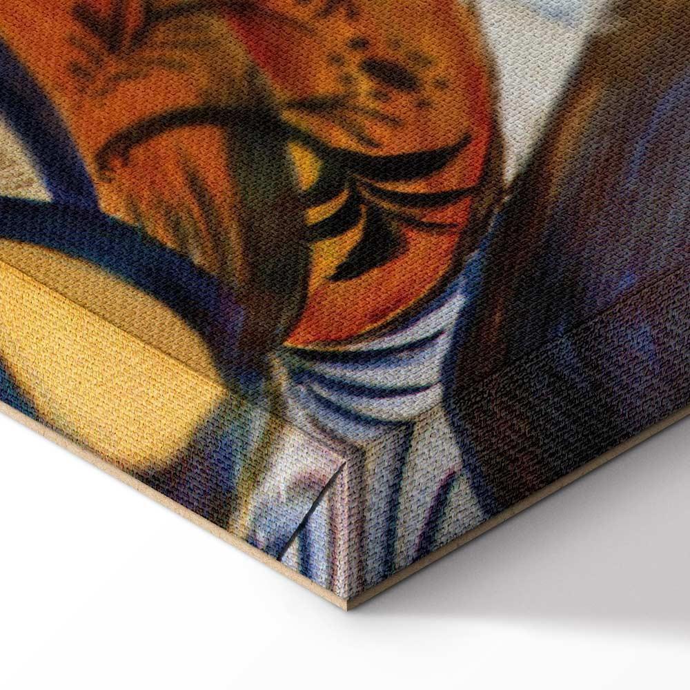 Leinwandbild - August Macke – Nackte Mädchen in der Barke