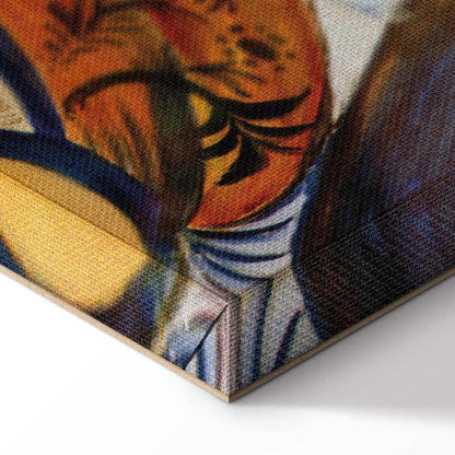 Leinwandbild - August Macke – Nackte Mädchen in der Barke