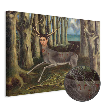 Leinwandbild - Frida Kahlo – The Wounded Deer