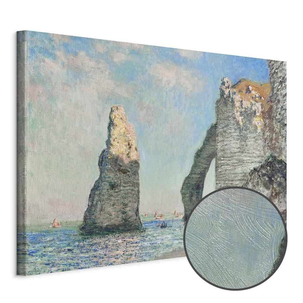 Leinwandbild - Claude Monet – Cliffs at Étretat