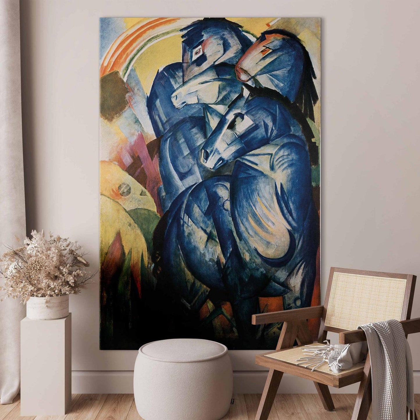 Wandbild XXL - Franz Marc – The Tower of Blue Horses