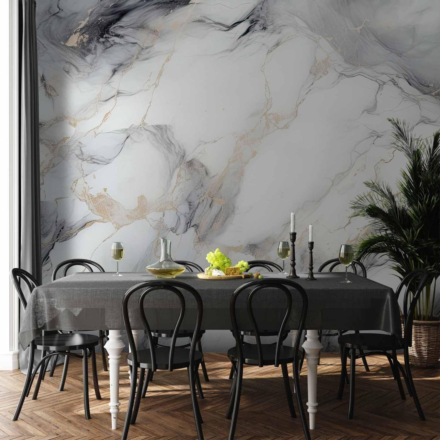 Fototapete - Elegant Marble - Stone Structures in Neutral Colours