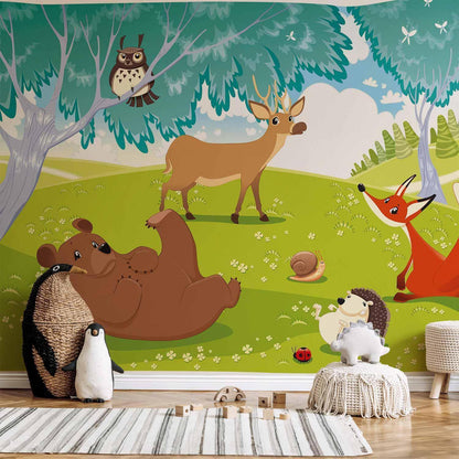 Fototapete - Funny animals Artgeist