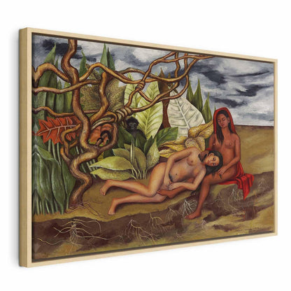 Leinwandbild - Frida Kahlo – Two Nudes in a Forest (The Earth Itself)