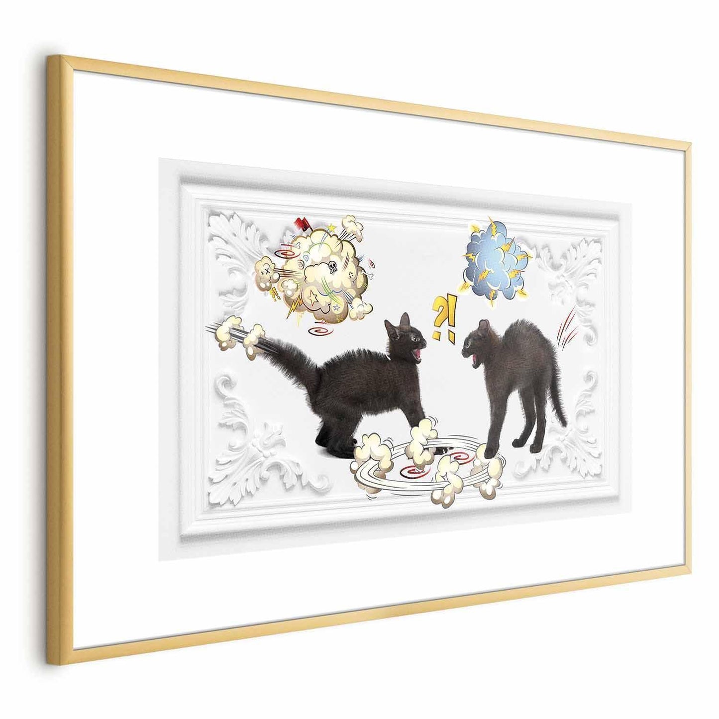 Poster - Cat Fight Artgeist