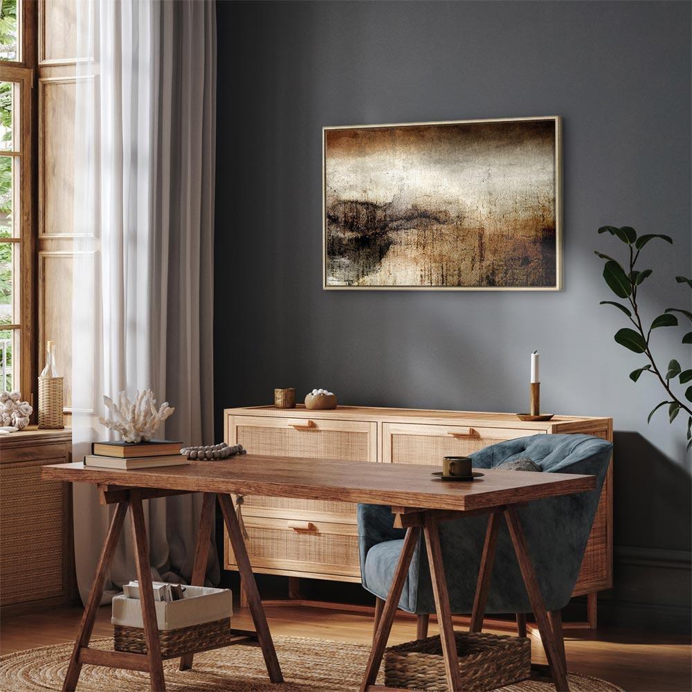 Leinwandbild - Damp Colors (1 Part) Wide