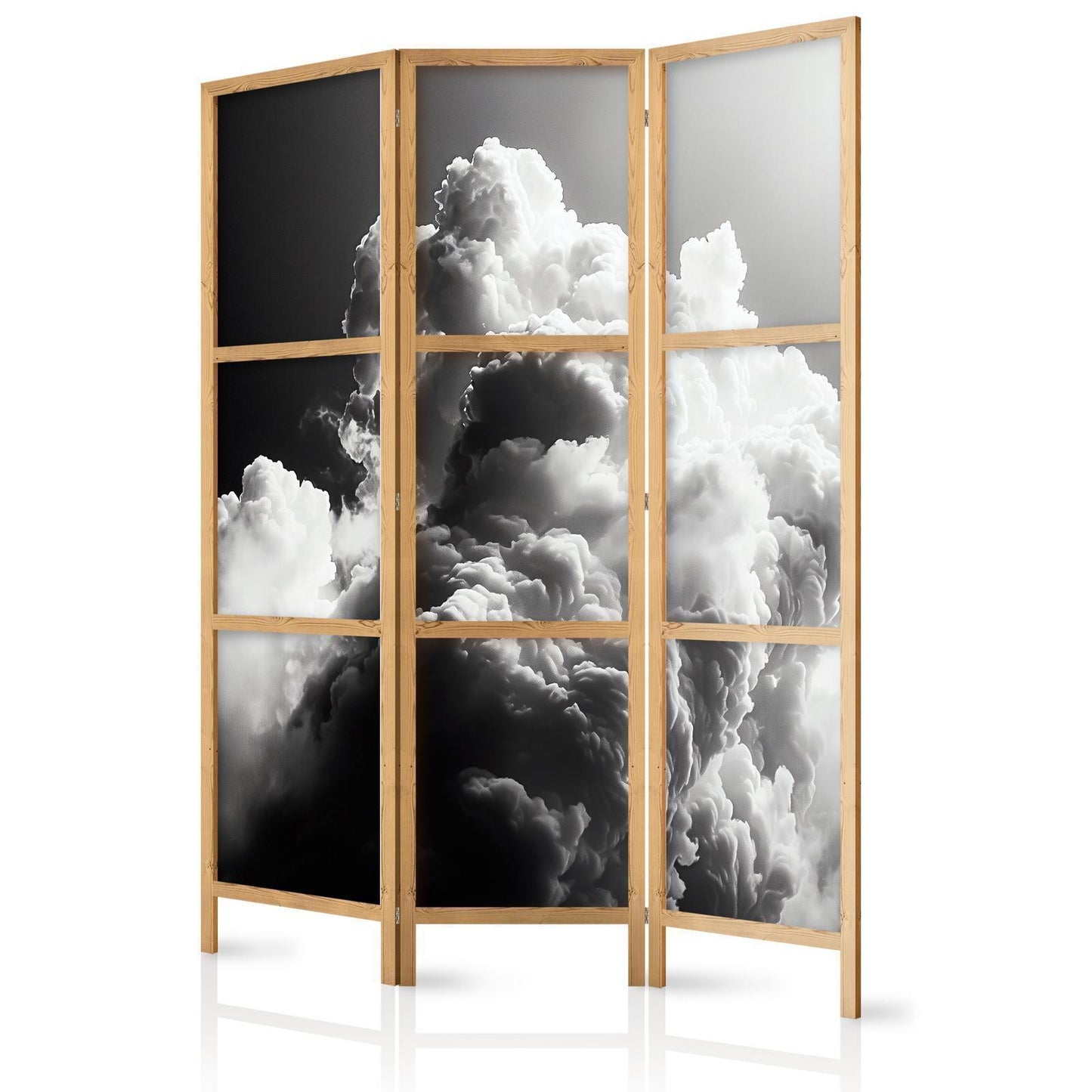 Japanischer Paravent - Clouds Like from Dreams: Let the Sun Illuminate Your Day – A Visual Feast Artgeist
