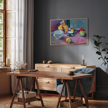 Leinwandbild - Henri Matisse – Dishes and Fruit