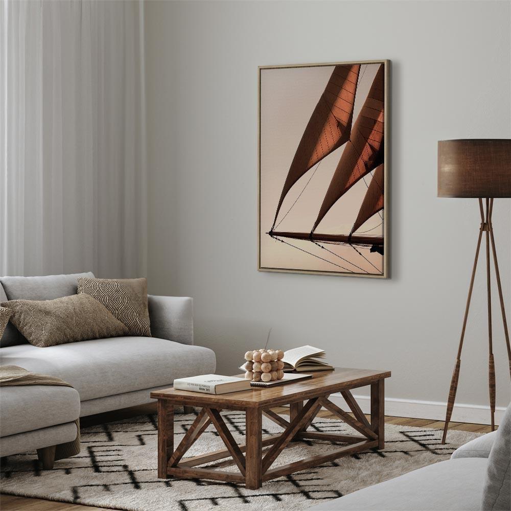 Leinwandbild - Sea Wind (1 Part) Vertical