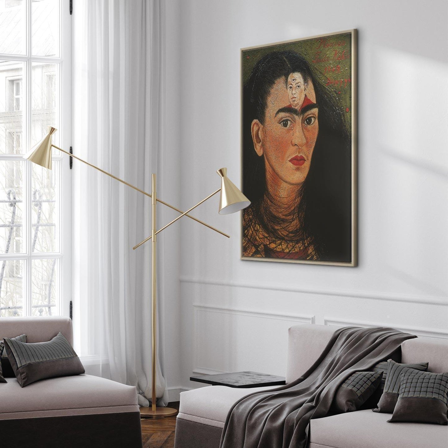 Leinwandbild - Frida Kahlo – Diego and I