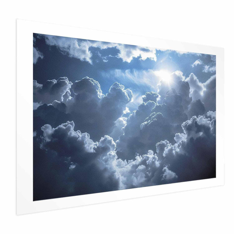 Poster - Lively Scene: The Sun Battling the Clouds Artgeist