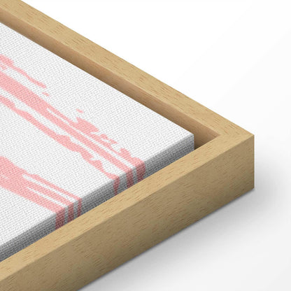 Leinwandbild - Exotic Wings - Parrot Among Abstract Leaf Patterns