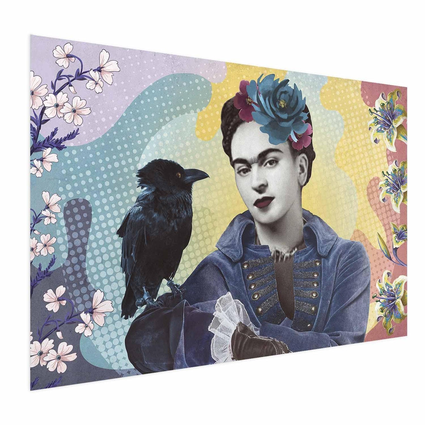 Poster „Totemische Frida“ – Farbenfrohes Kunstmotiv