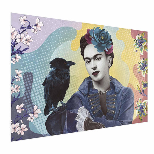 Poster „Totemische Frida“ – Farbenfrohes Kunstmotiv
