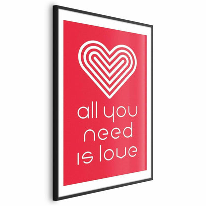 Poster - Let's Love Each Other Artgeist