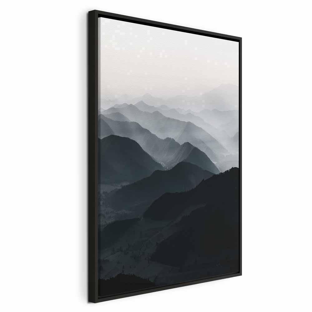 Leinwandbild - Parallel Ridges (1 Part) Vertical