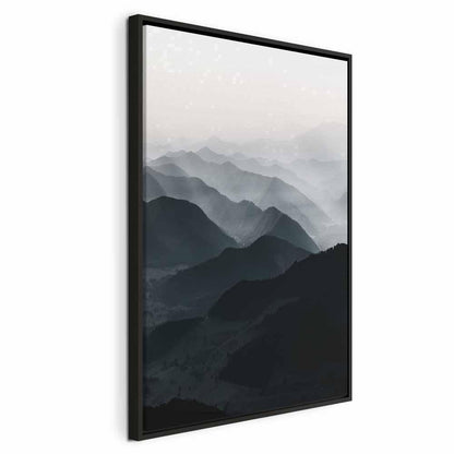 Leinwandbild - Parallel Ridges (1 Part) Vertical