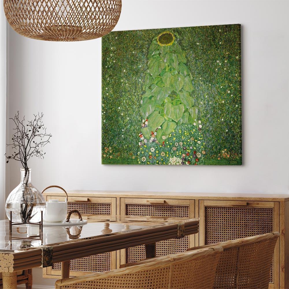Leinwandbild - Gustav Klimt – The Sunflower