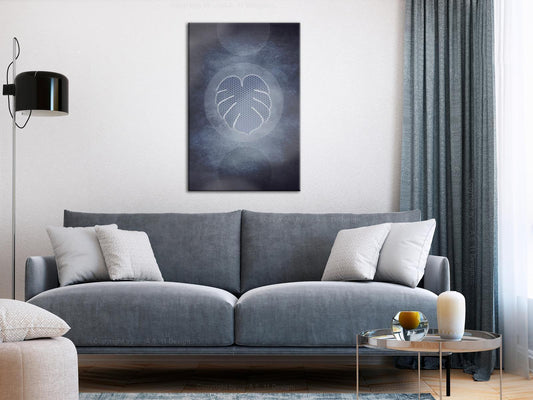 Leinwandbild - Unusual Monstera (1 Part) Vertical Artgeist
