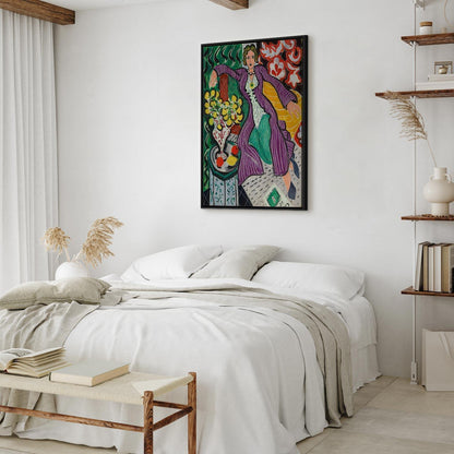 Leinwandbild - Henri Matisse – Woman in a Purple Coat