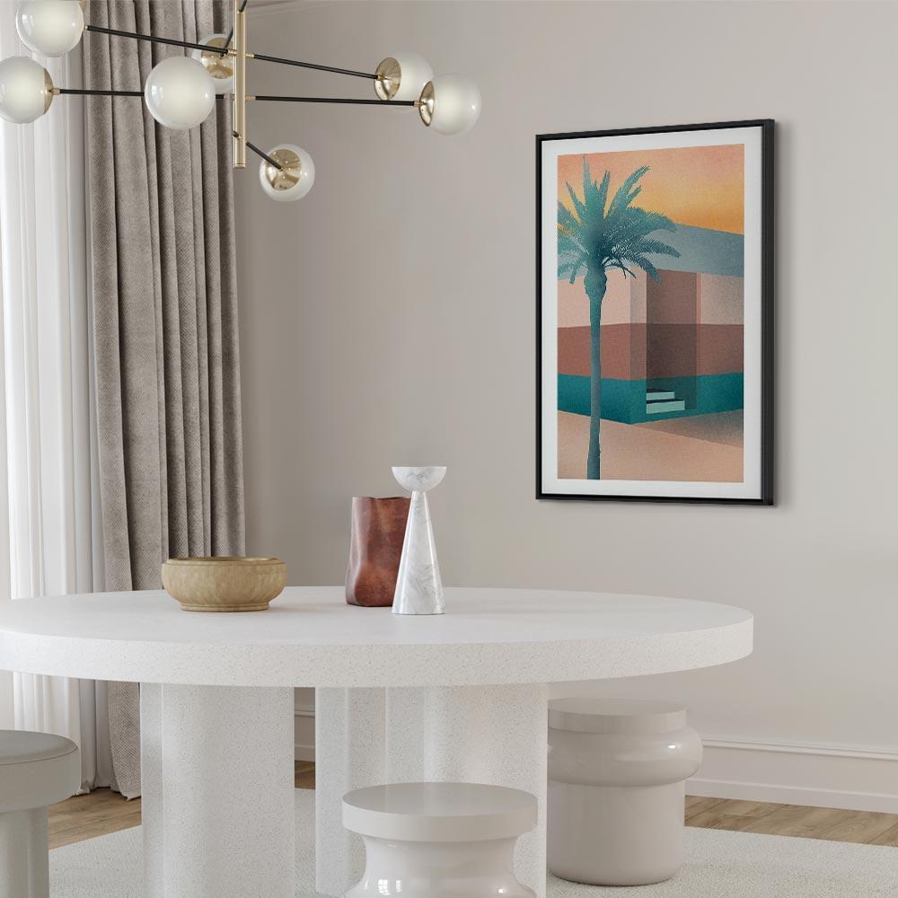 Leinwandbild - Pastel Alley (1 Part) Vertical