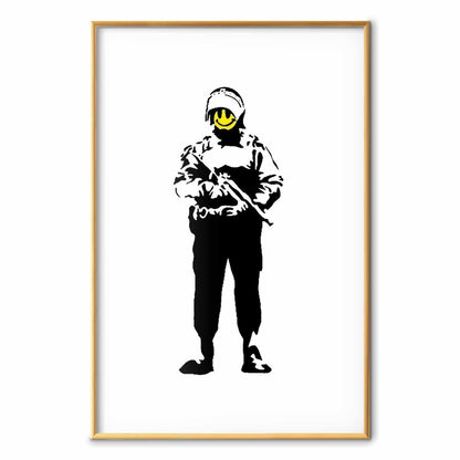 Poster - Smiling Policeman