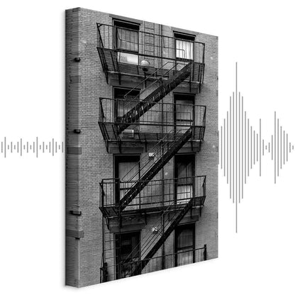 Leinwandbild - Emergency Exit (1 Part) Vertical