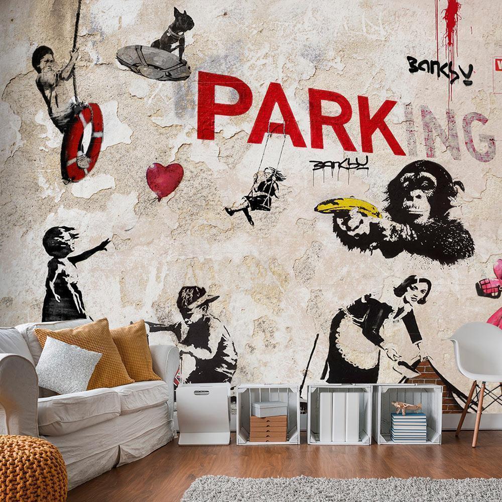 Fototapete - [Banksy] Graffiti Collage Artgeist