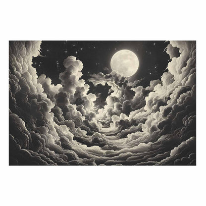 Poster - Moon and Stars Singing Among the Great Clouds