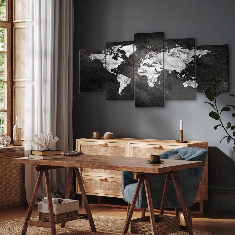 Leinwandbild - Dark World (5 Parts) Wide