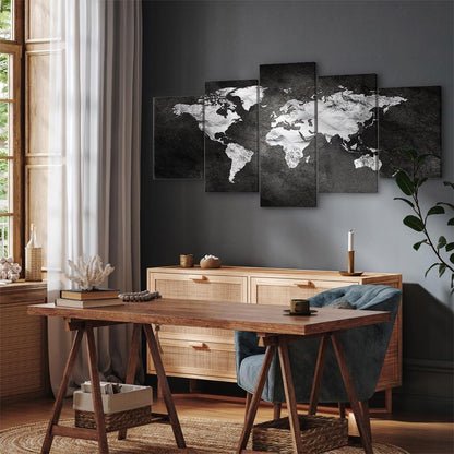 Leinwandbild - Dark World (5 Parts) Wide