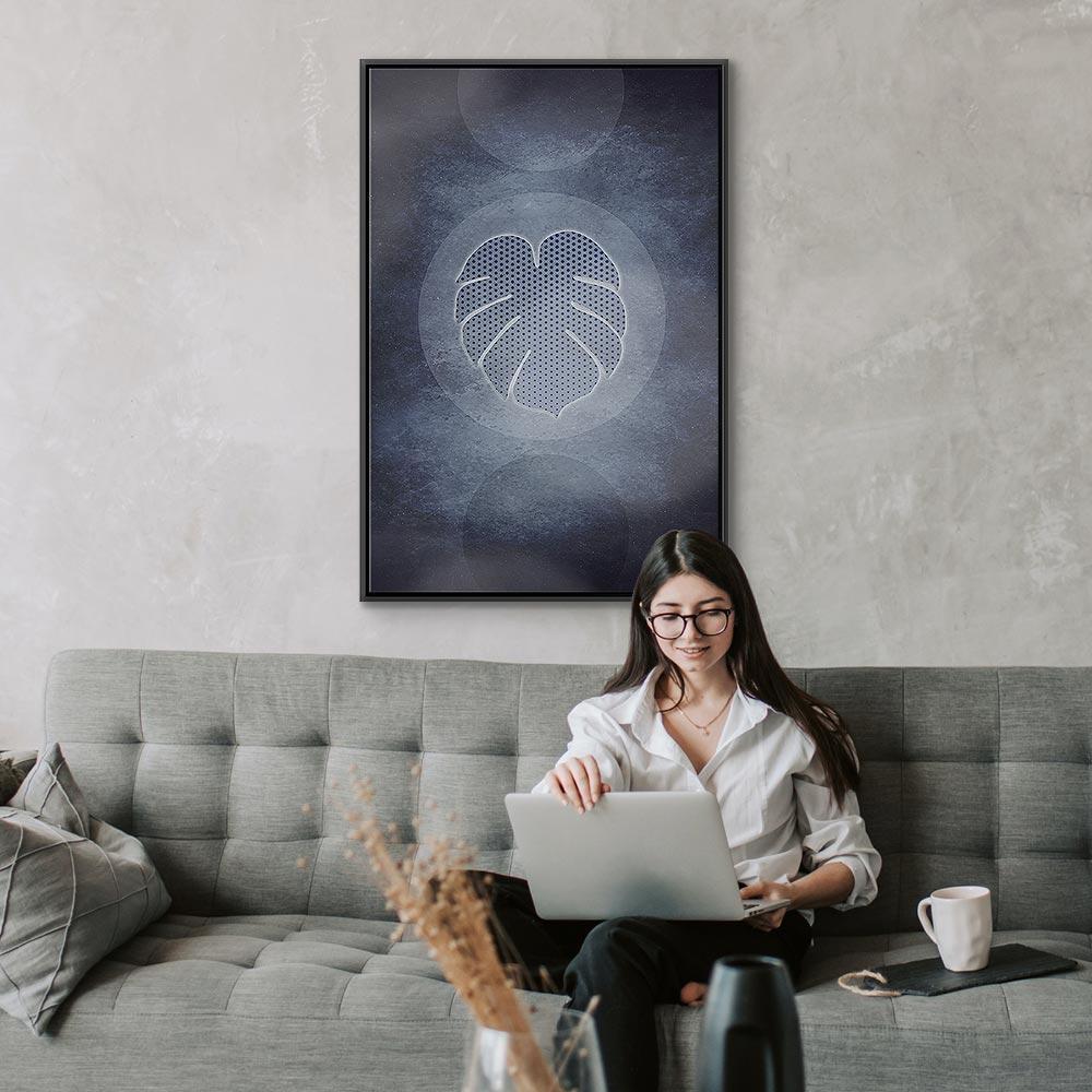 Leinwandbild - Unusual Monstera (1 Part) Vertical