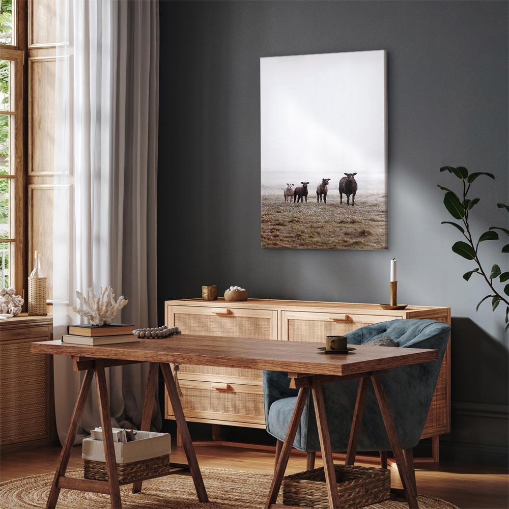 Leinwandbild - Friends in the Morning (1 Part) Vertical