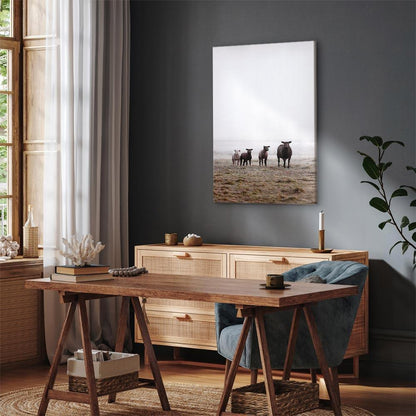 Leinwandbild - Friends in the Morning (1 Part) Vertical