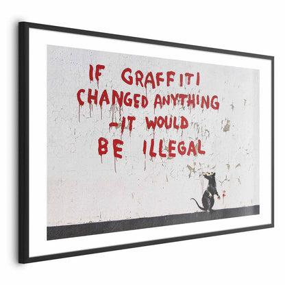 Poster - Graffiti Quote Artgeist