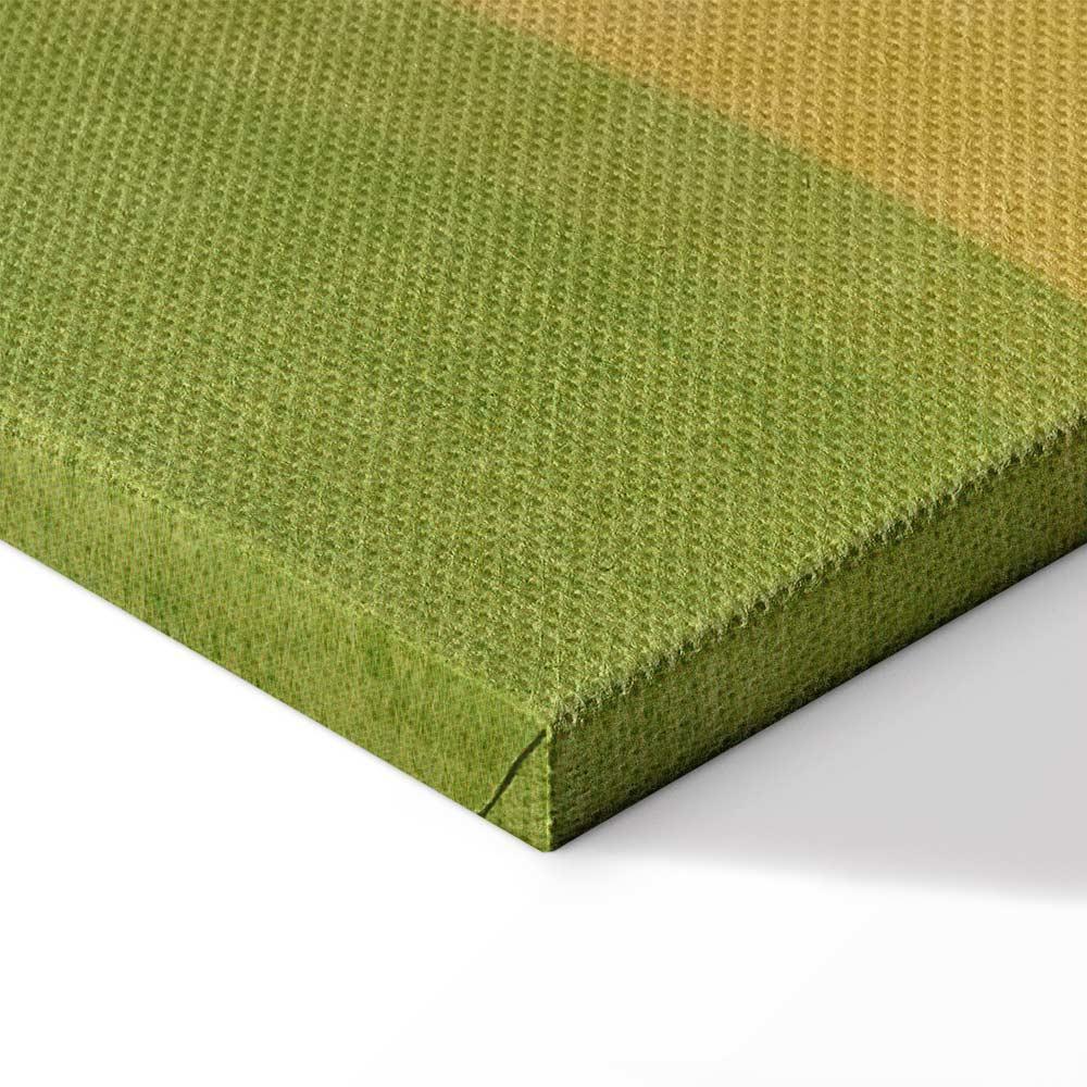 Leinwandbild - Dreamy Traveler - A Cheerful Giraffe Driving a Car on a Sunny Day