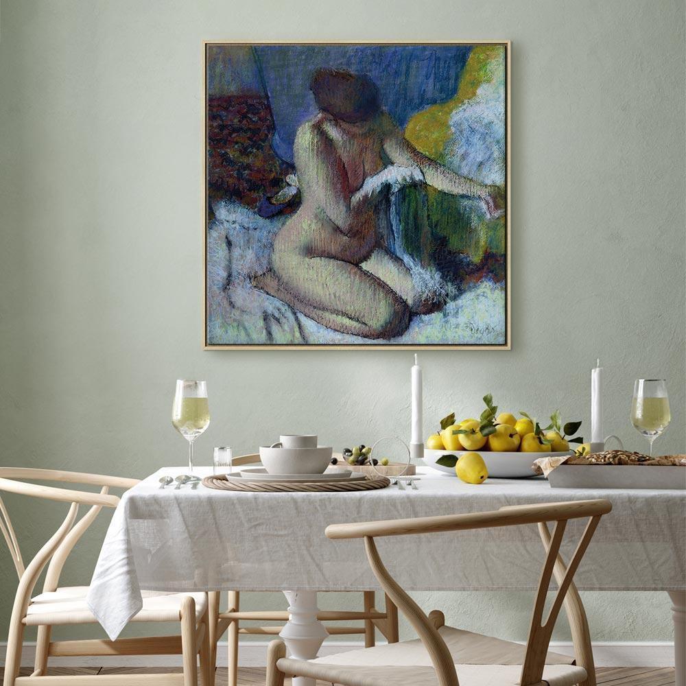 Leinwandbild - Edgar Degas – After the Bath