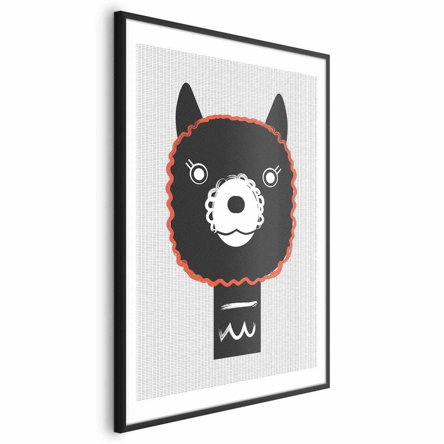 Poster - Decorative Alpaca Artgeist